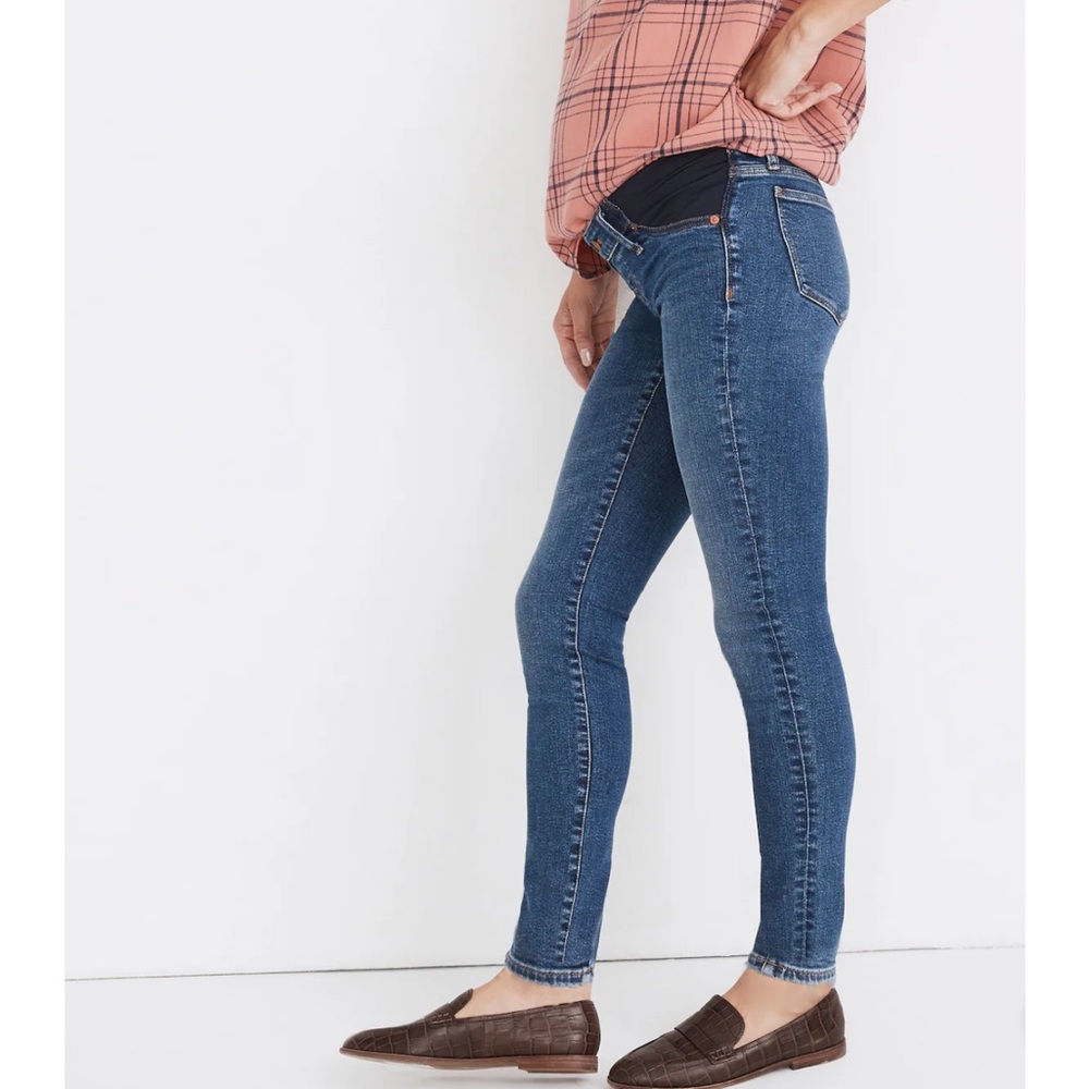 Madewell Maternity Side-Panel Skinny Jeans